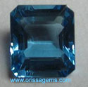 Fine Blue topaz faceted from orissa gems.com
