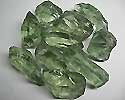 Green amethyst rough from Indian exporters