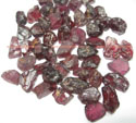 Rhodolite rough, Violet color, faceted grade rough from orissa gems