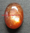 Natural Sun stone cabochon from orissa gems.com