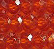 Fancy Cubic zirconia beads, Orange Color
