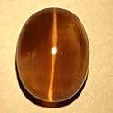 Original Sillimanite golden color cat's eye from orissa gems