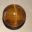 Original Sillimanite golden color cat's eye from orissa gems