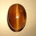 Original Sillimanite golden color cat's eye from orissa gems