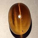 Original Sillimanite golden color cat's eye from orissa gems