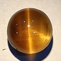 Original Sillimanite golden color cat's eye from orissa gems