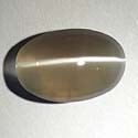 Sillimanite gery white color cat's eye from orissa gems
