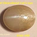 Natural Chrysoberyl cat's eye gems from orissa gems